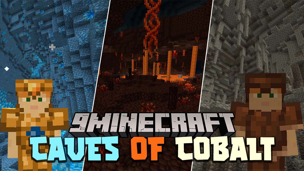 Caves of Cobalt Mod 1.15.2 (Exploration, Equipments, Caves) 1