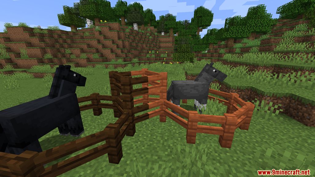 Diagonal Fences Mod (1.20.4, 1.19.4) - Fences Connecting Diagonally 4