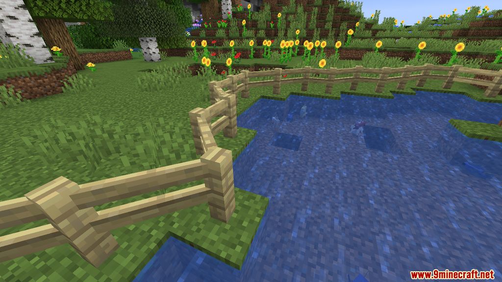 Diagonal Fences Mod (1.20.4, 1.19.4) - Fences Connecting Diagonally 6