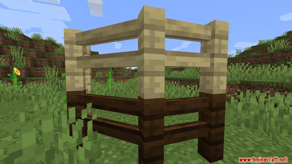 Diagonal Fences Mod (1.20.4, 1.19.4) - Fences Connecting Diagonally 8