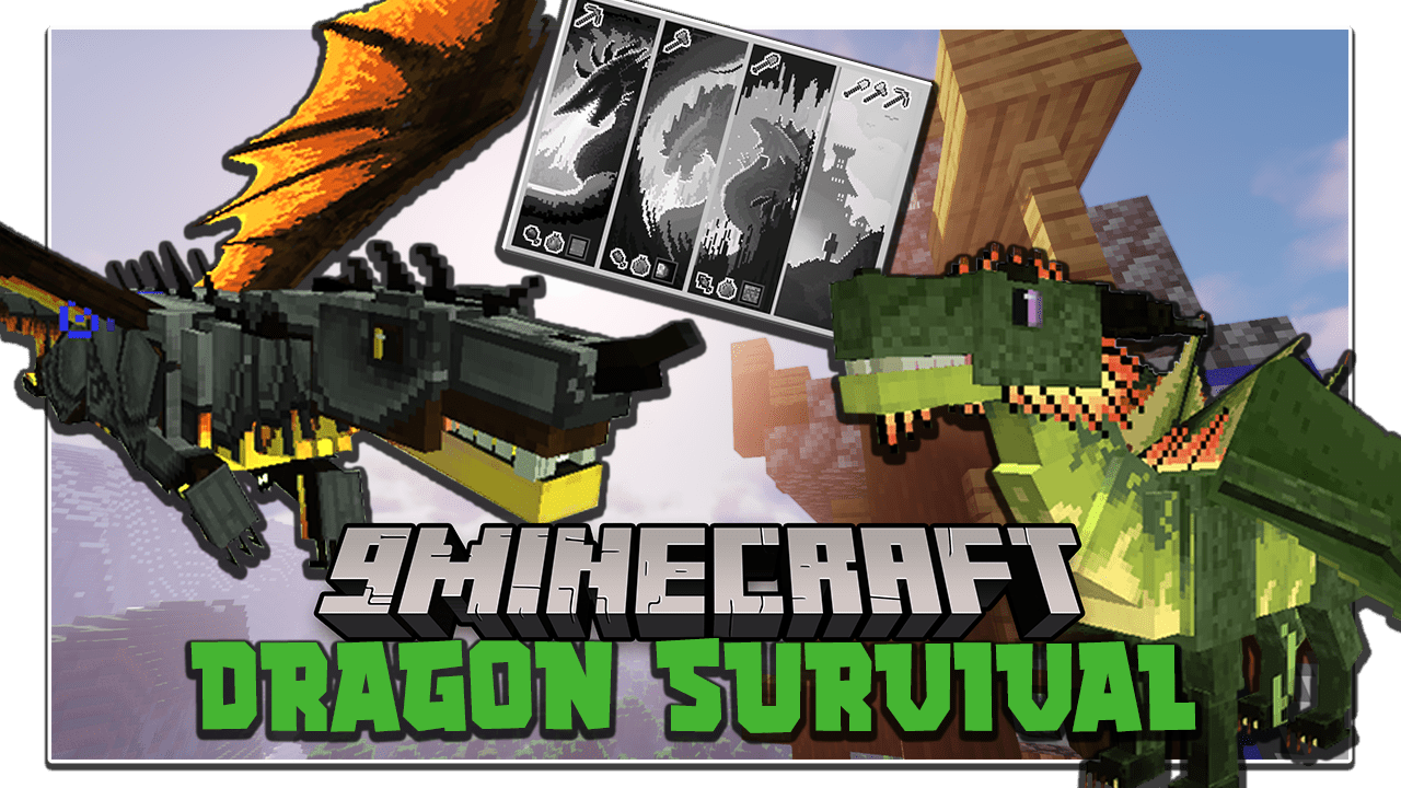 Dragons Survival Mod (1.18.2, 1.16.5) - Play as a Dragon 1