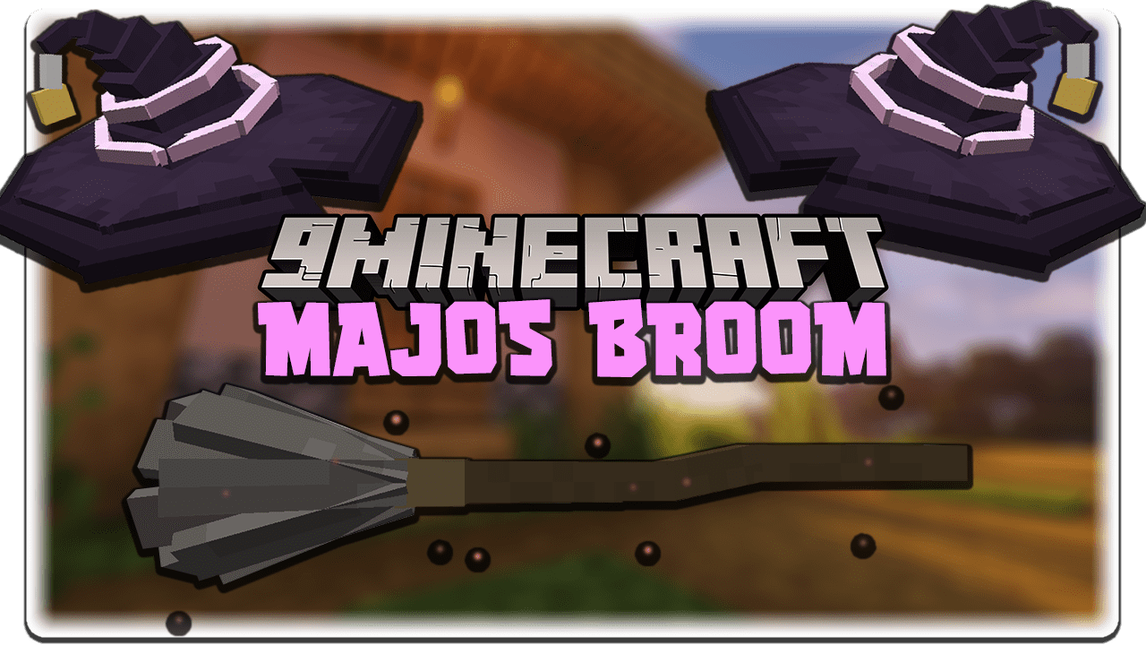 Majo's Broom Mod (1.19.2, 1.18.2) - Magic, Flying Broom 1