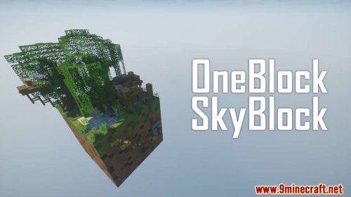 OneBlock Skyblock Map (1.20.2, 1.19.4) – Minecraft Hardcore Thumbnail