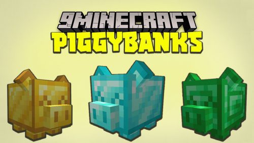 Piggybanks Mod 1.16.5 (Bank, Saving) Thumbnail