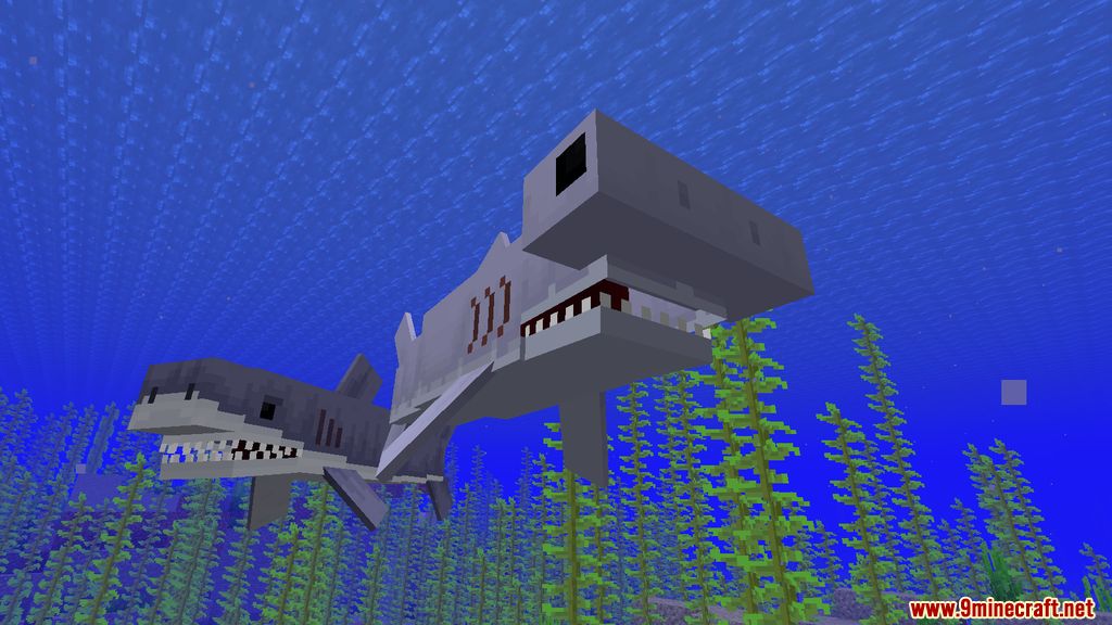 Shark Mod (1.19.2, 1.18.2) - The Fearsome Predator of the Sea 3