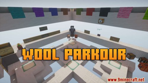 Wool Parkour Map (1.20.4, 1.19.4) for Minecraft Thumbnail