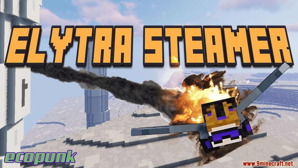 Elytra Steamer Data Pack 1.16.5, 1.13.2 (Turn Your Elytra Into Powerful Jetpack) 1