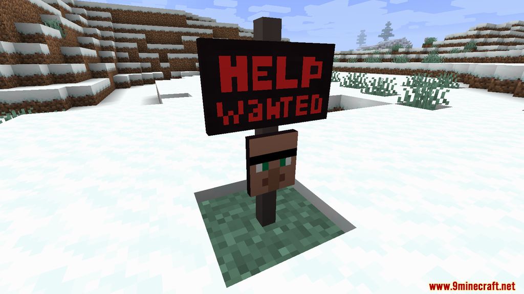 Help Wanted Mod (1.19, 1.18.2) - Villagers, Piglins 2