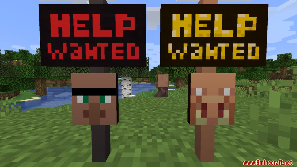 Help Wanted Mod (1.19, 1.18.2) - Villagers, Piglins 11