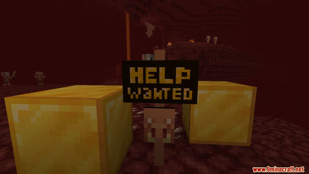 Help Wanted Mod (1.19, 1.18.2) - Villagers, Piglins 10