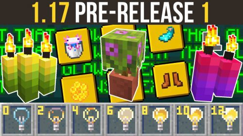 Minecraft 1.17 Pre-Release 1 (New Sign Glow & Candles Return) Thumbnail