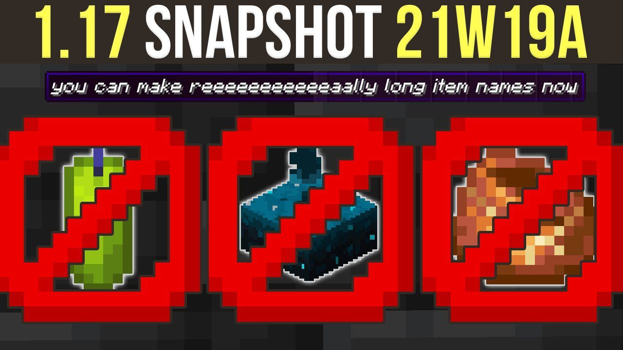 Minecraft 1.17 Snapshot 21w19a (Candles & Bundles Delayed) 1