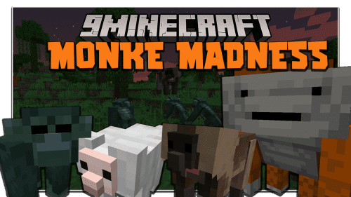 Monke Madness Mod (1.18.2, 1.17.1) – Monkey, Jungle Thumbnail