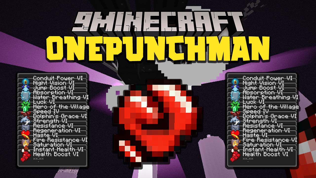 OnePunchMan Mod (1.19.4, 1.18.2) - Powerup 1