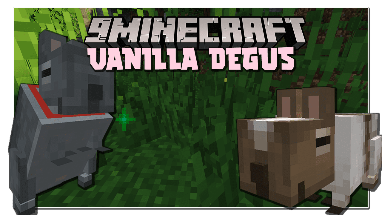 Vanilla Degus Mod (1.20.4, 1.19.4) - Companion, Pet 1