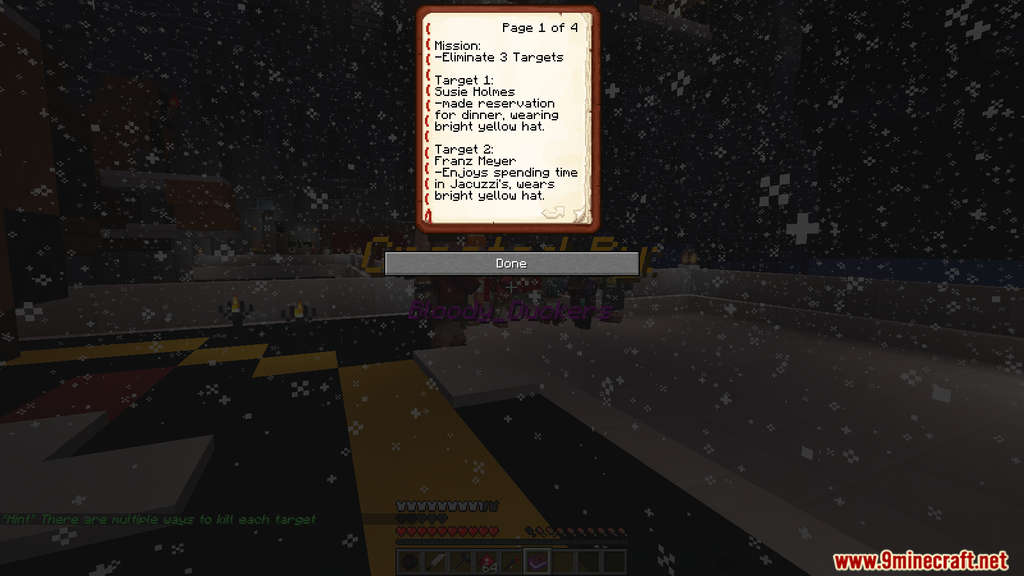 Christmas Party Hitman Map (1.20.4, 1.19.4) for Minecraft 3