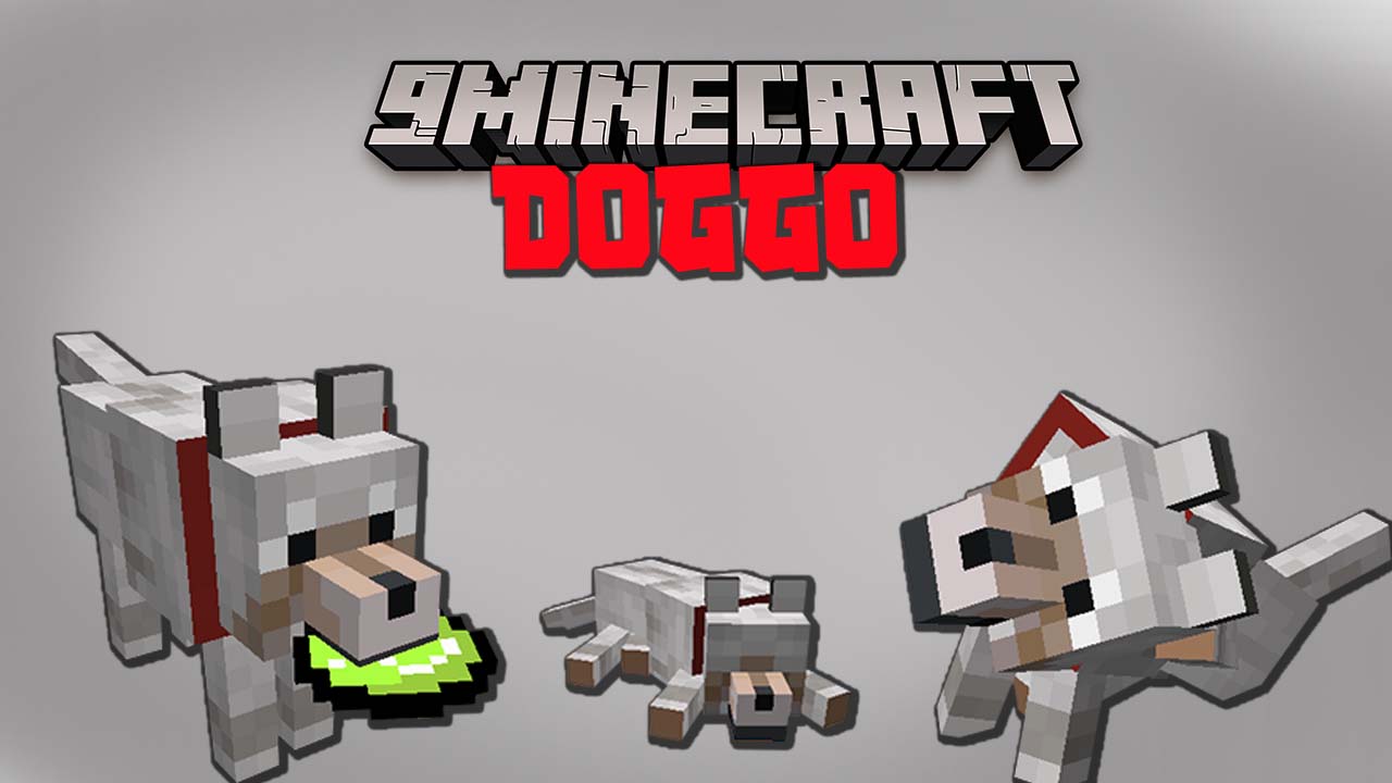 Doggo Mod (1.19, 1.18.2) - Animations, Playful 1