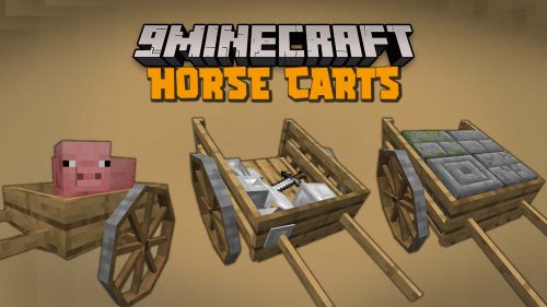 AstikorCarts Mod (1.19.2, 1.18.2) – Vehicles, Transportation Thumbnail