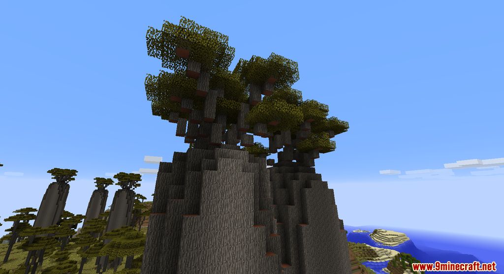 Huge Trees Mod 1.12.2 (Generated Trees) 12