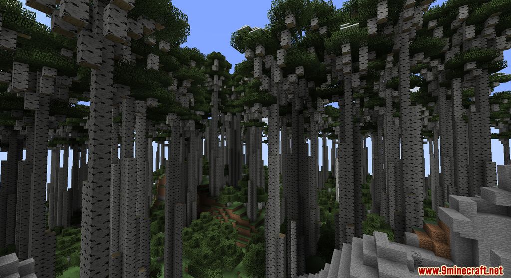 Huge Trees Mod 1.12.2 (Generated Trees) 4