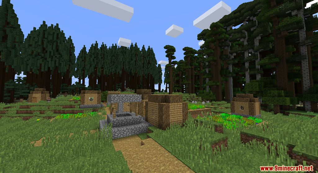 Huge Trees Mod 1.12.2 (Generated Trees) 9