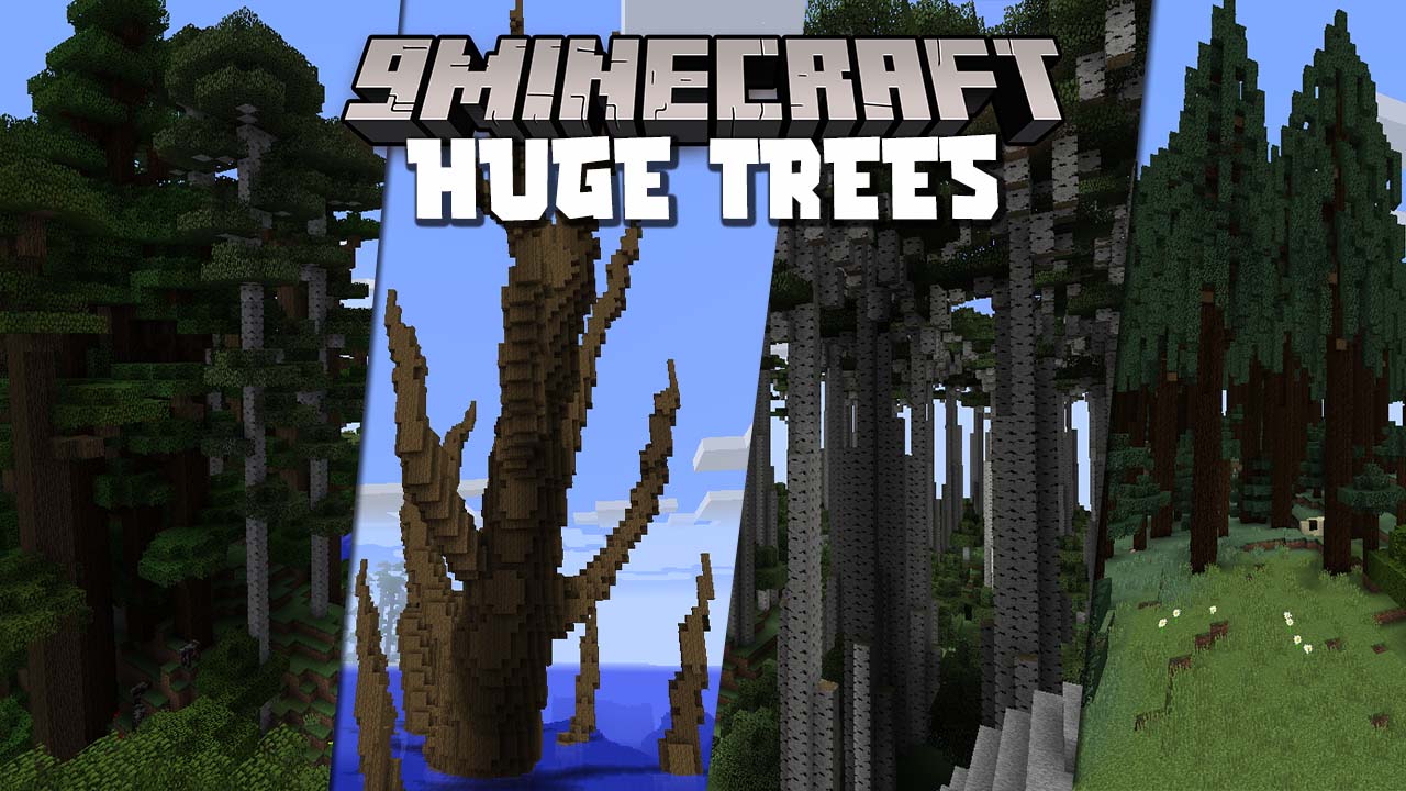 Huge Trees Mod 1.12.2 (Generated Trees) 1