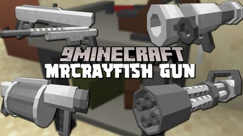 MrCrayfish’s Gun Mod (1.19.4, 1.18.2) – Pistol, Shotgun, Rifle, Bazooka… Thumbnail