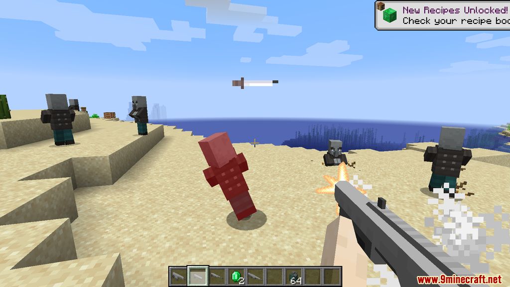 MrCrayfish's Gun Mod (1.19.4, 1.18.2) - Pistol, Shotgun, Rifle, Bazooka... 10