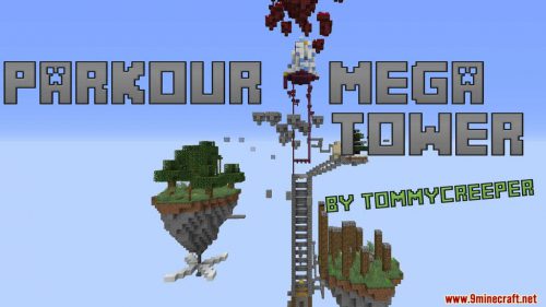 Parkour Mega Tower Map (1.20.4, 1.19.4) for Minecraft Thumbnail