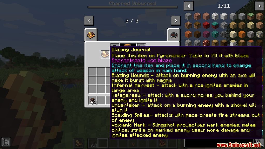 Pyromancer Mod (1.19.2, 1.18.2) - Fire-Related Items 13