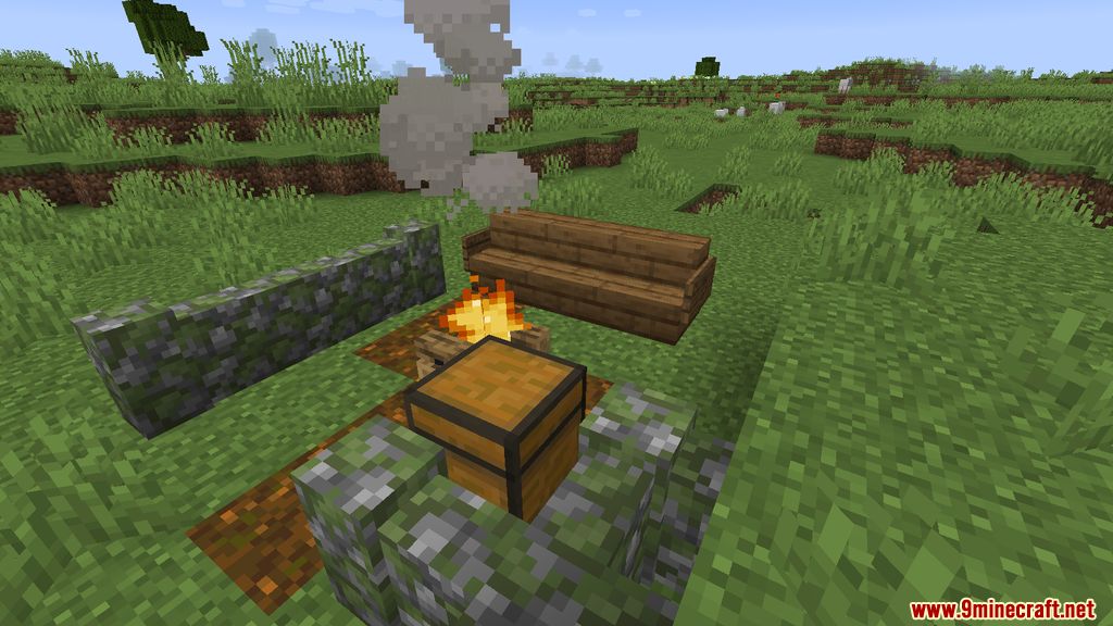 Stumble Upon Campfires Mod 1.16.5 (Campsites, Structures, Entities) 2