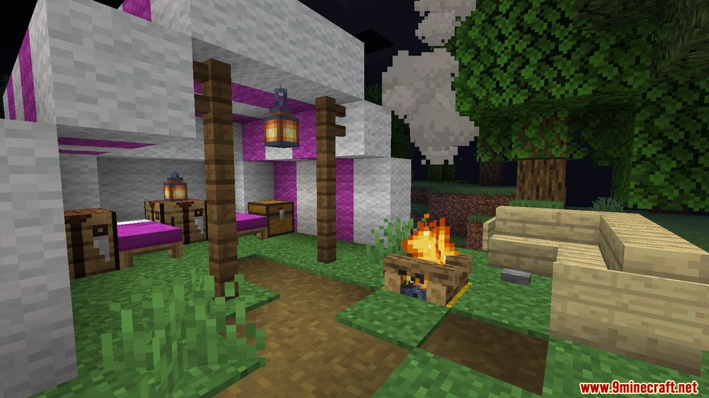 Stumble Upon Campfires Mod 1.16.5 (Campsites, Structures, Entities) 11