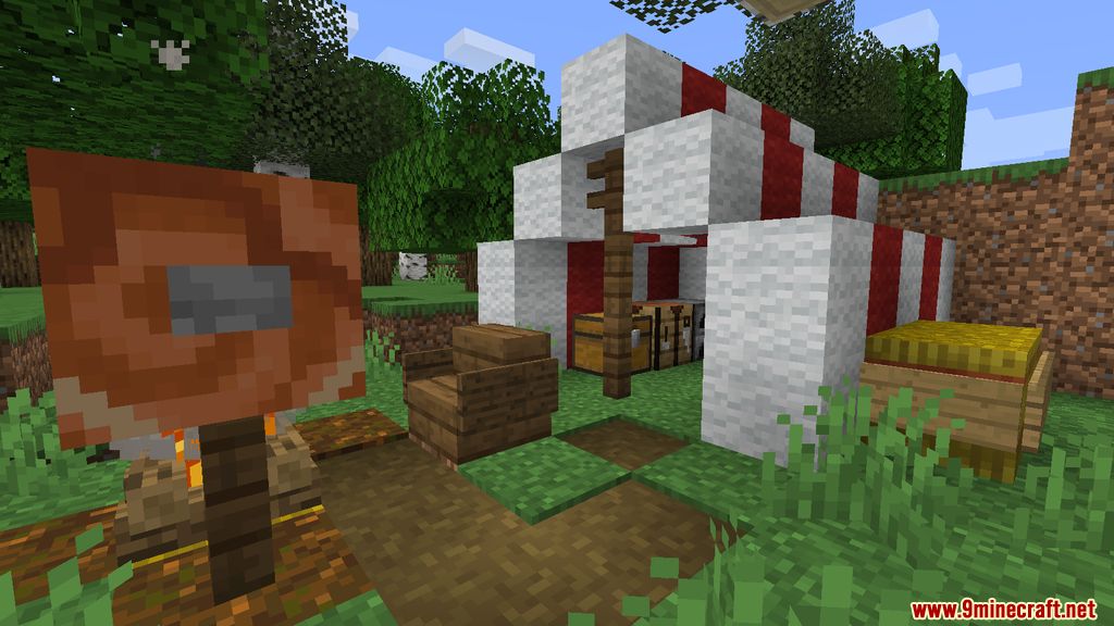 Stumble Upon Campfires Mod 1.16.5 (Campsites, Structures, Entities) 4