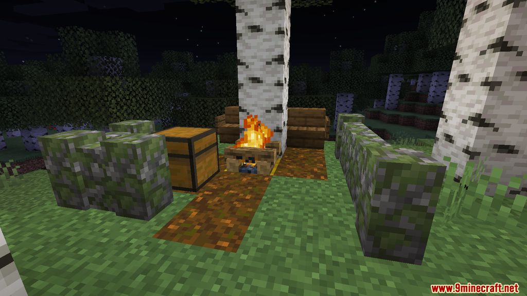 Stumble Upon Campfires Mod 1.16.5 (Campsites, Structures, Entities) 10