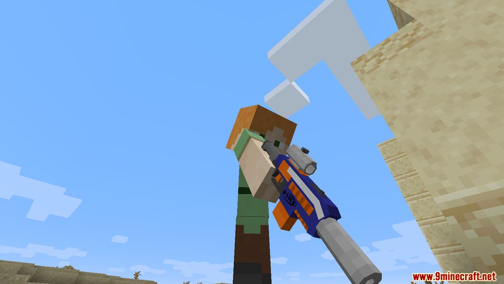 Toy Guns Mod (1.19.2, 1.18.1) - Harmless Firearms 13