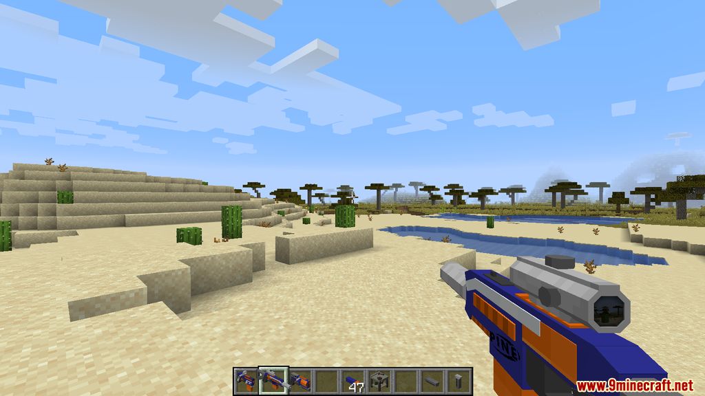 Toy Guns Mod (1.19.2, 1.18.1) - Harmless Firearms 4