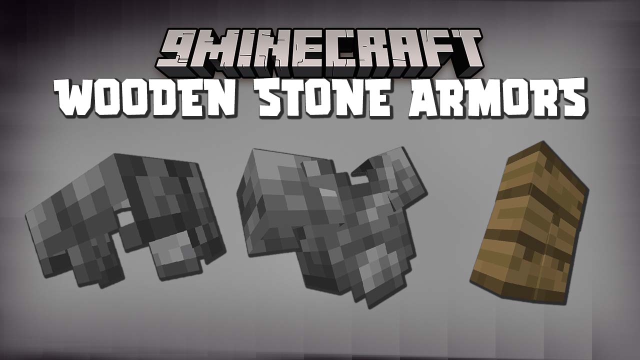 Wooden Stone Armors Mod (1.20.4, 1.19.4) - Equipment 1