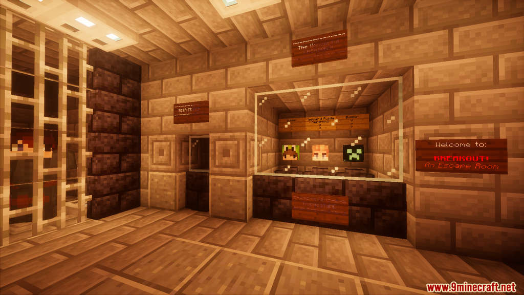 BREAKOUT: An Escape Room Map (1.20.4, 1.19.4) for Minecraft 2