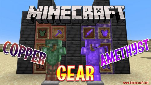 Copper and Amethyst Gear Data Pack (1.18.2, 1.17.1) – New Armors Thumbnail