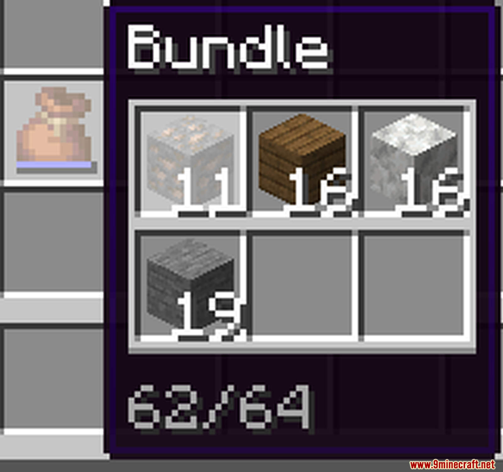 Craftable Bundles Data Pack (1.19.3, 1.18.2) - Crafting Recipe for Bundle 7