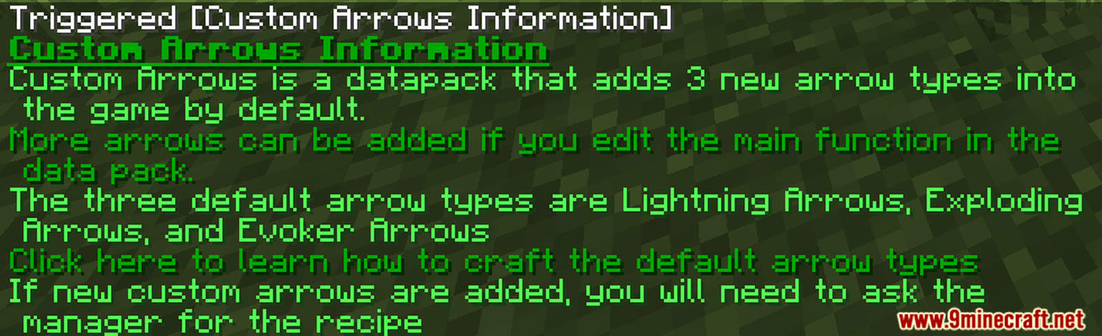 Custom Arrows Data Pack (1.18.2, 1.17.1) - Powerful Arrows 3