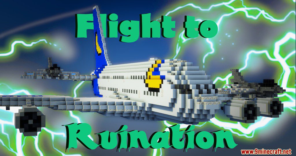 Flight to Ruination Map (1.20.4, 1.19.4) for Minecraft 1