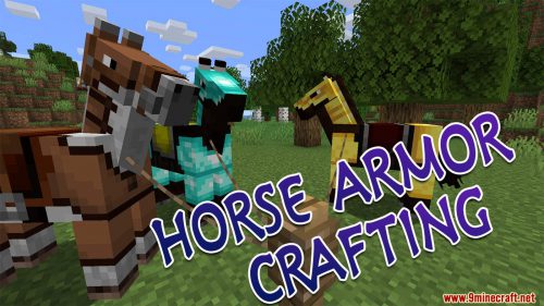 Horse Armor Crafting Data Pack (1.19.3, 1.18.2) – Craftable Horse Armors Thumbnail