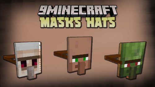 Masks Hats Mod (1.18.2, 1.17.1) – Headgear, Masks Thumbnail