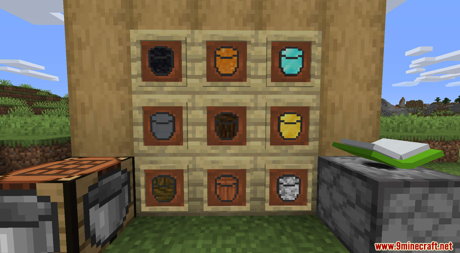 More Buckets Data Pack 1.16.5, 1.15.2 (New Buckets) 8