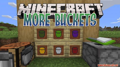 More Buckets Data Pack 1.16.5, 1.15.2 (New Buckets) Thumbnail