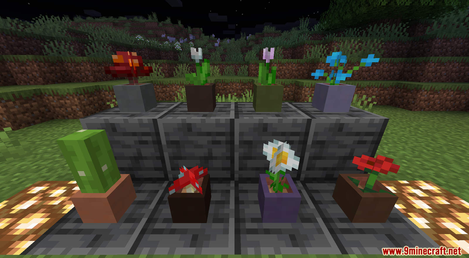 More Flower Pots Data Pack 1.17.1 (New Flower Pots!) 2