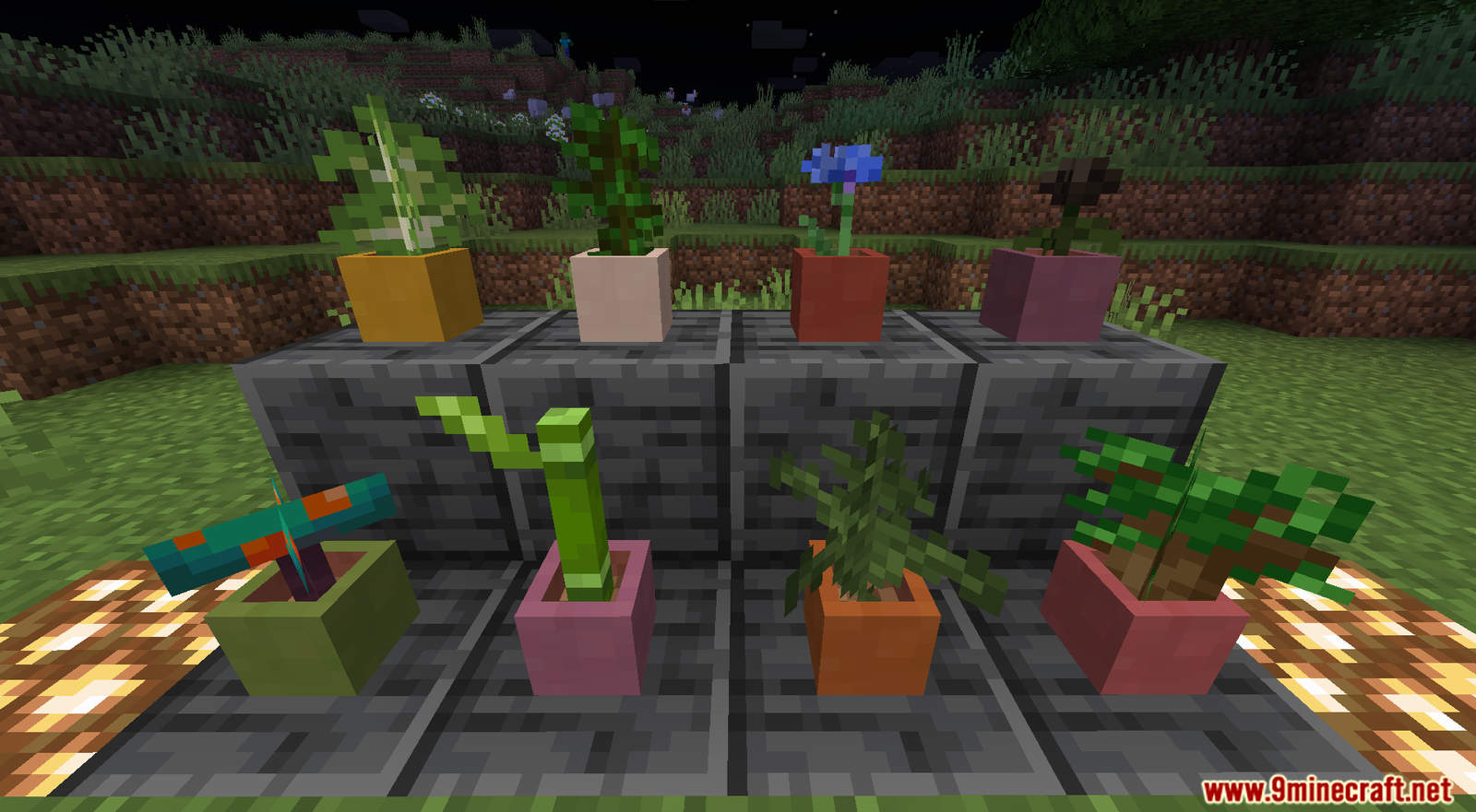 More Flower Pots Data Pack 1.17.1 (New Flower Pots!) 3