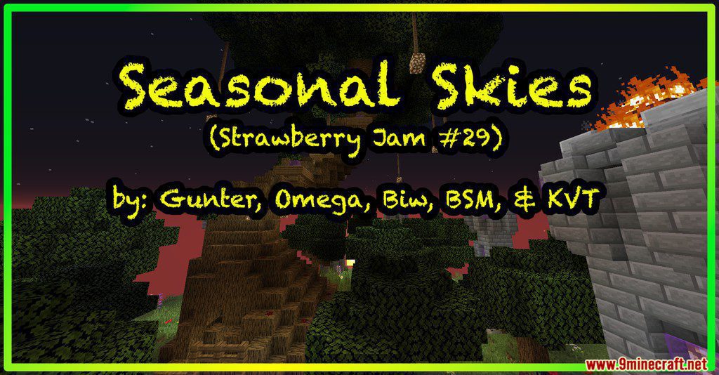 Seasonal Skies Map (1.20.4, 1.19.4) for Minecraft 1