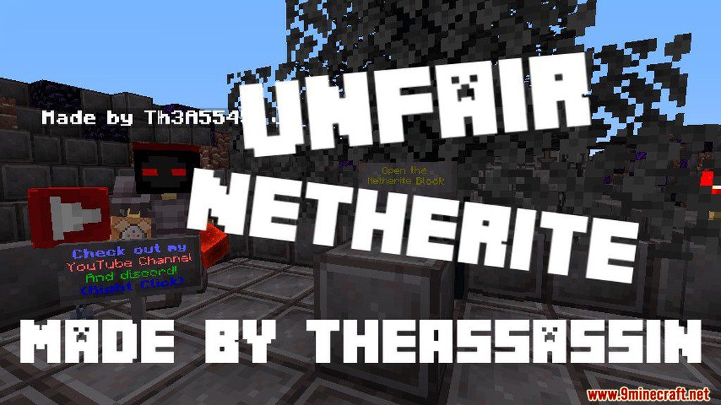 Unfair Netherite Map (1.20.4, 1.19.4) for Minecraft 1